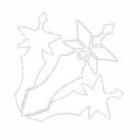 Wolken teilender Stern