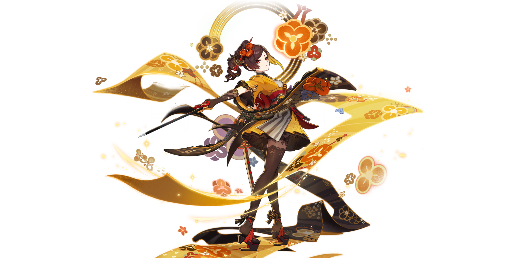 Gezupfte Yamabuki-Pracht