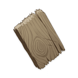 파손된 나무판자