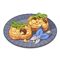 바삭 크림 버섯 타워