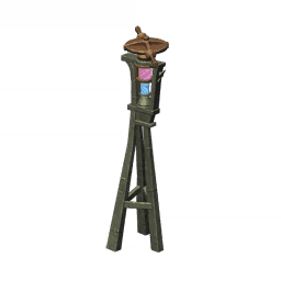 입식 삼각 쌍극탑