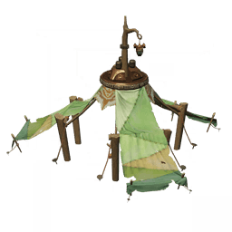 견고한 피뢰 천막