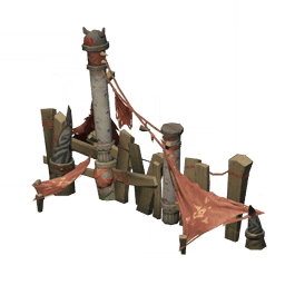 츄츄족 토템 울타리