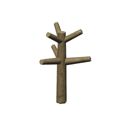 훈련장 통나무 말뚝