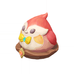 동화 모형-「끈끈한 새」