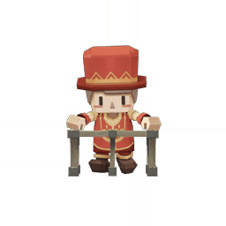 동화 모형-「내려다본 경치」