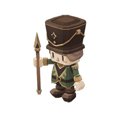 동화 모형-「훈련해야겠어」