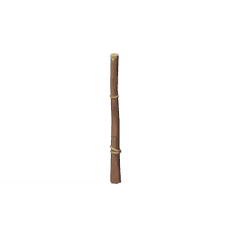 높이 솟은 통나무