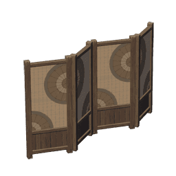 온천 병풍-「적분」