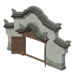 수려한 협곡의 대문-「문전성시」