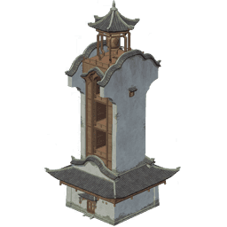 수려한 협곡의 망루-「경계근무」