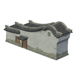 수려한 협곡의 가옥-「일심전력」