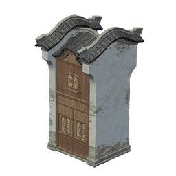 수려한 협곡의 가옥-「촌척 누각」