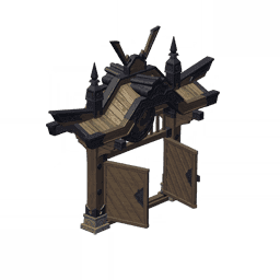 병영 정문-「충심」