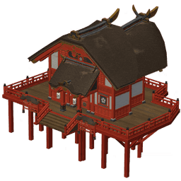 신사 배전-「따뜻한 염원」