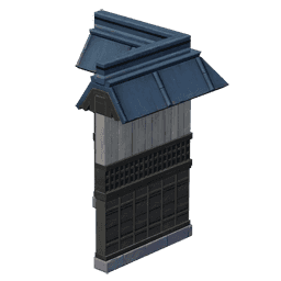 담장집 담 모퉁이-「옛 도시의 벽」