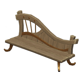 버즘나무 원목 「숨은 선율」 벤치