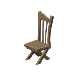 버즘나무 원목 「접이식」 의자