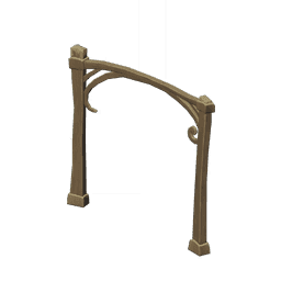 버즘나무 원목 「파도」 울타리