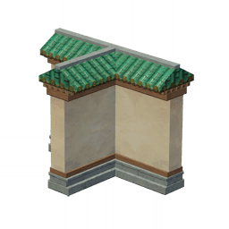 고택 담장-「조개와 진주의 조화」