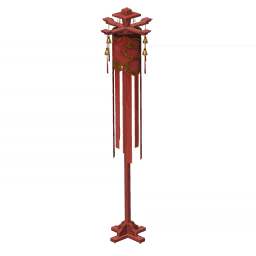 금빛 무늬 액막이 깃발