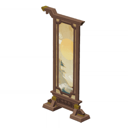 이원 병풍-「교하」