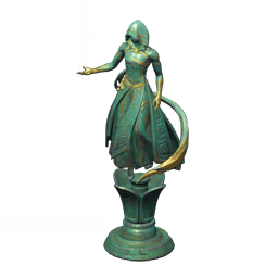 놀라운 경치의 동상-「유구한 금가면」