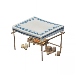 질도 좋고 값도 싼 과일 노점