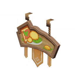 가게 장식품-「눈으로 즐기는 풍미」