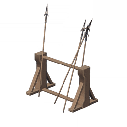 경목 무기 거치대