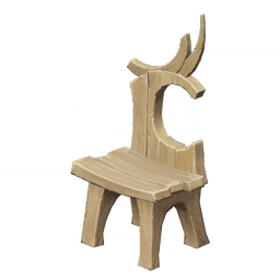 로부르참나무 「달」 등받이 의자