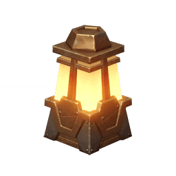 경량 금속 등불