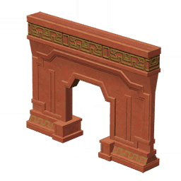 전당의 석벽-「통행 벽화」