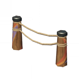 「깃가지 절벽의 밧줄 난간」
