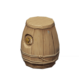 밧줄이 감긴 다용도 나무통