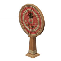 목제 과녁-「훈련 방침」