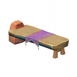 시장 나무 탁자-「자연 그대로」
