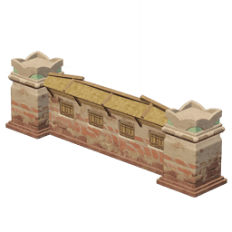 사막 담벼락-「습격」