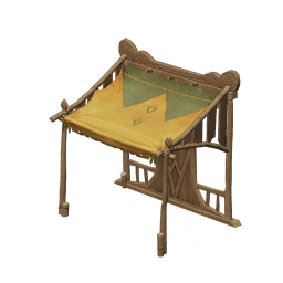 사막 텐트-「물음」