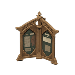 카르마팔라 나무 삼면 광고판