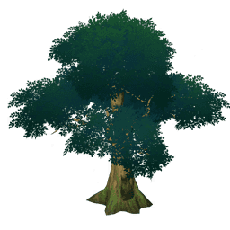 울창하게 뻗은 나무