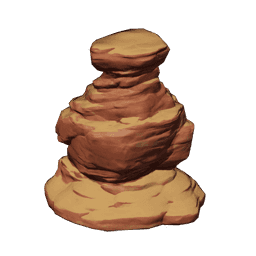 채색용 기울어진 도석