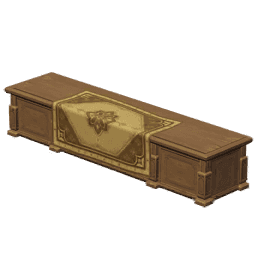 카르마팔라 나무 진열 테이블