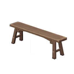 차 공방의 긴 의자-「소탈한 착석」