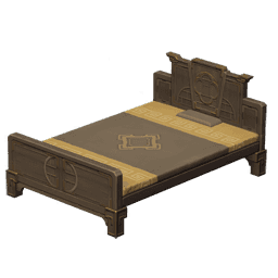 안개 노을의 꿈 침대