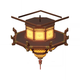 팔각 초롱-「운수대통」