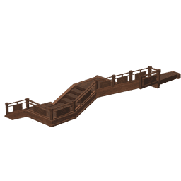 수향나무 측면형 계단