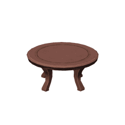 붉은 수향나무 원탁