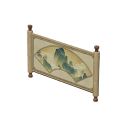 담채화-「뿌연 안개 바다」