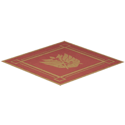 몬드풍 카펫-「정열의 빨강」